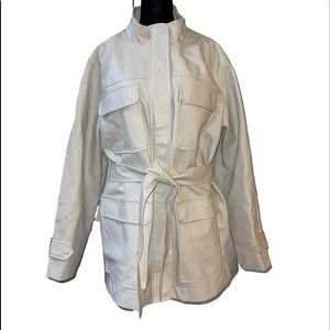 NWOT Anorak Faux Leather Jacket - A New Day
